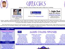 Tablet Screenshot of collectics.com